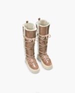 INUIKII Women Brown Endurance Cozy High Footwear B8TL176 - Image 3
