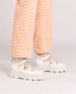 INUIKII Women Cream Endurance Low Top Footwear B8TL186 - Image 3