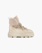 INUIKII Women Cream Endurance Trekking Footwear B8TL188