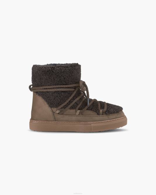 inuikii_women_dark_brown_curly_footwear_b8tl157.jpg INUIKII Women Dark Brown Curly Footwear B8TL157 - Image 1