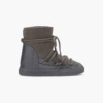INUIKII Women Dark Grey Classic Wedge Footwear B8TL152