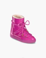 INUIKII Women Fuxia Full Leather Naplack Wedge Footwear B8TL196 - Image 2