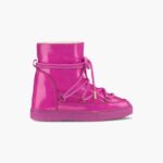 INUIKII Women Fuxia Full Leather Naplack Wedge Footwear B8TL196