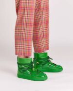 INUIKII Women Green Full Leather Naplack Footwear B8TL191 - Image 4