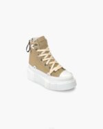 INUIKII Women Green Matilda Canvas High 23 Footwear B8TL36 - Image 2