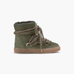 INUIKII Women Green Tripple Lace Footwear B8TL254