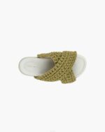 INUIKII Women Khaki Woven Footwear B8TL20 - Image 2