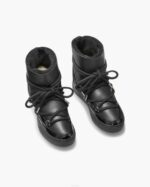 INUIKII Women Night Black Gloss Wedge Footwear B8TL205 - Image 2