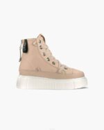 INUIKII Women Nude Matilda Leather High Footwear B8TL48