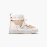 INUIKII Women Off-White Puffer Laces Footwear B8TL238