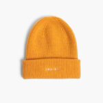 INUIKII Women Orange Bicolor Beanie Accessories B8TL289