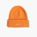 INUIKII Women Orange Wool Beanie Accessories B8TL291