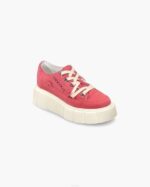 INUIKII Women Pink Matilda Suede Low Footwear B8TL55 - Image 2