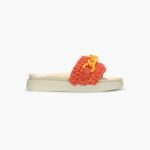 INUIKII Women Red Woven Chain Footwear B8TL22