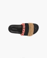INUIKII Women Size Loose Knitted Coral Footwear B8TL88 - Image 2