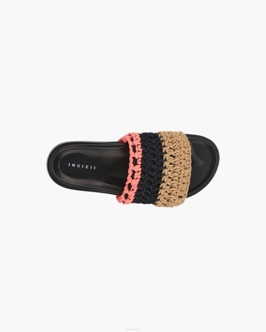 INUIKII Women Size Loose Knitted Coral Footwear B8TL88 - Image 2