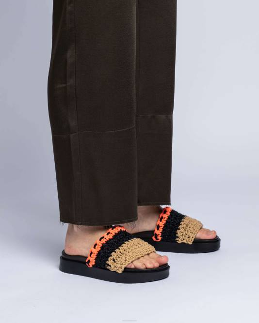INUIKII Women Size Loose Knitted Coral Footwear B8TL88 - Image 3