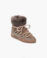 INUIKII Women Taupe Classic Sneaker High Footwear B8TL135 - Image 2