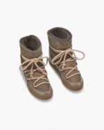 INUIKII Women Taupe Classic Wedge Footwear B8TL153 - Image 3
