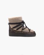 INUIKII Women Taupe Curly Rock Footwear B8TL172