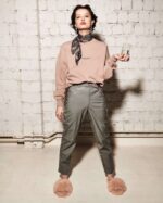 INUIKII Women Taupe Sweater Zurich-Stockholm Apparel B8TL276 - Image 3