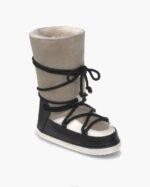 INUIKII Women Taupe The WeNorwegian Boot Footwear B8TL284 - Image 2