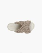 INUIKII Women Taupe Woven Footwear B8TL8 - Image 2