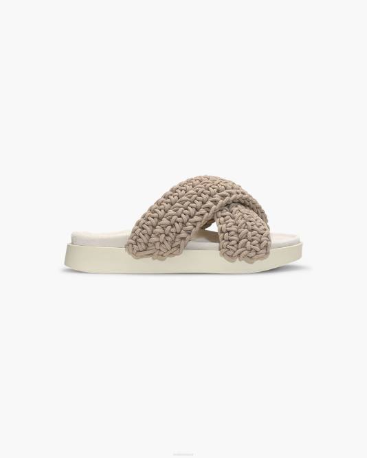 inuikii_women_taupe_woven_footwear_b8tl8.jpg INUIKII Women Taupe Woven Footwear B8TL8 - Image 1