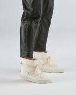 INUIKII Women White Abaca Footwear B8TL112 - Image 4