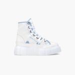 INUIKII Women White / Blue Matilda Canvas Bicolor Footwear B8TL30