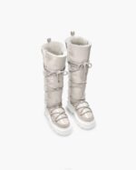 INUIKII Women White Endurance Cozy High Footwear B8TL178 - Image 3