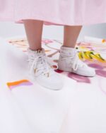INUIKII Women White Technical Low Footwear B8TL252 - Image 4