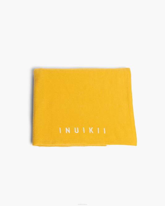 INUIKII Women Yellow Oversized Wool Scarf Accessories B8TL309 - Image 2