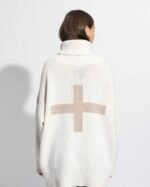 INUIKII x WN Women Cream Sweater Apparel B8TL281 - Image 4
